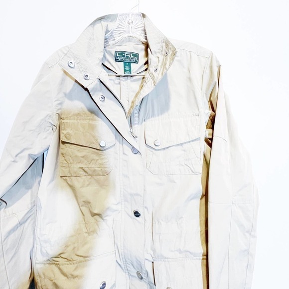 Lauren RL Active Women's Khakhi Utility Jacket SZ M - Picture 6 of 8